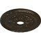Ekena Millwork Palmetto Ceiling Medallion (Canopies up to 5"), 20 7/8"OD x 3 5/8"ID x 1 5/8"P, Stone Hearth Crackle CM20PMSHC - alternate 5